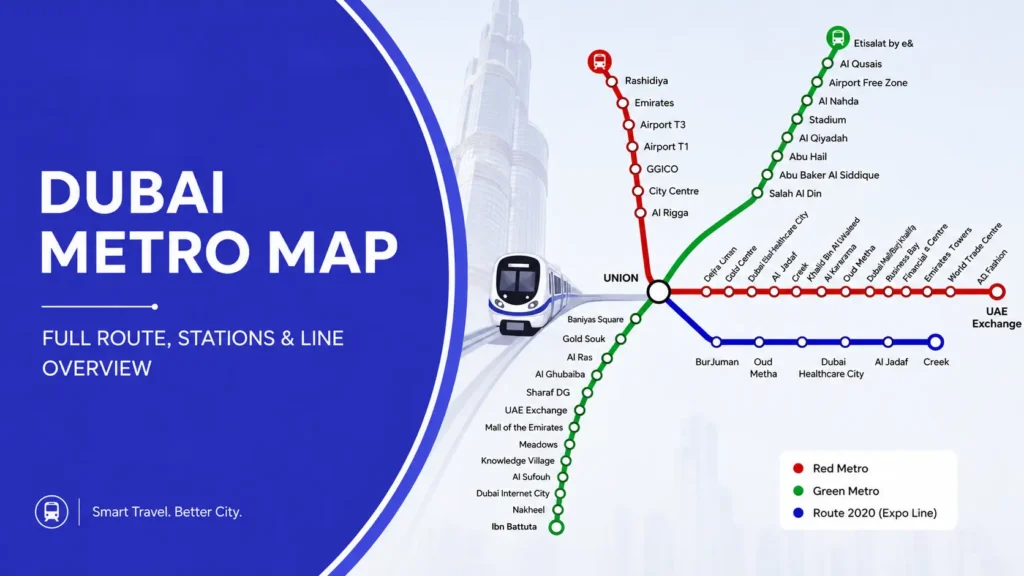 Dubai Metro Map
